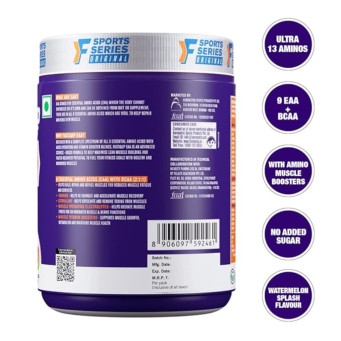 FAST&UP EAA Intra - Training/Workout drink Powder(EAAx9)