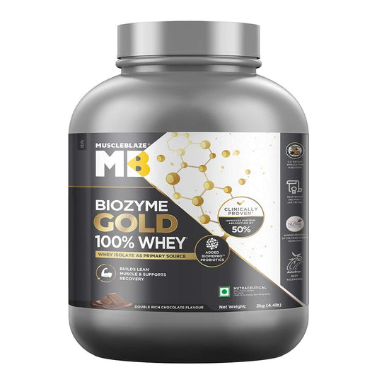 MuscleBlaze Biozyme Gold 100% Whey
