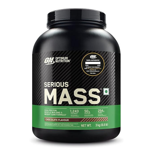 OPTIMUM NUTRITION (ON) Serious Mass High Protein High Calorie Weight Gainer Powder