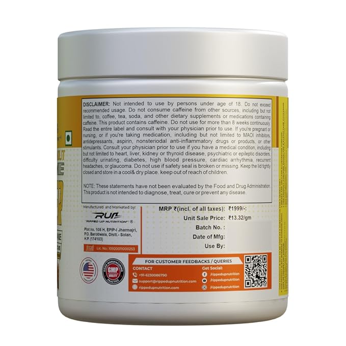 Ripped Up Nutrition Conquer Xtreme Pre-workout