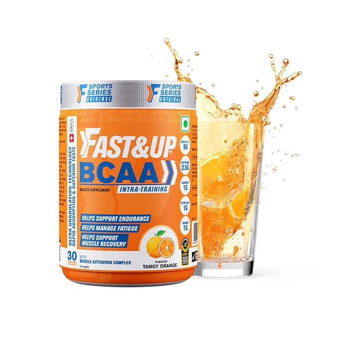 FAST&UP BCAA Watermelon Flavour Advanced BCAA Supplement with Glutamine, Citrulline, L-Arginine & Taurine