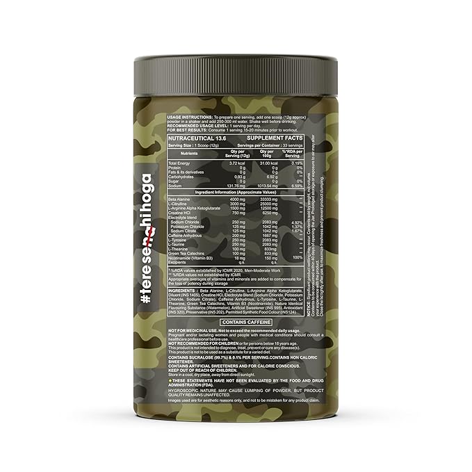 Bigflex Nuke Pre Workout Powder