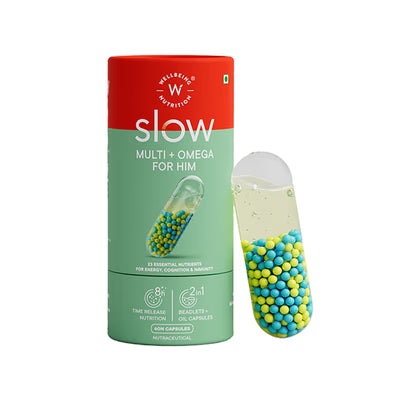 Wellbeing Nutrition Slow Multi + Veg Omega 3