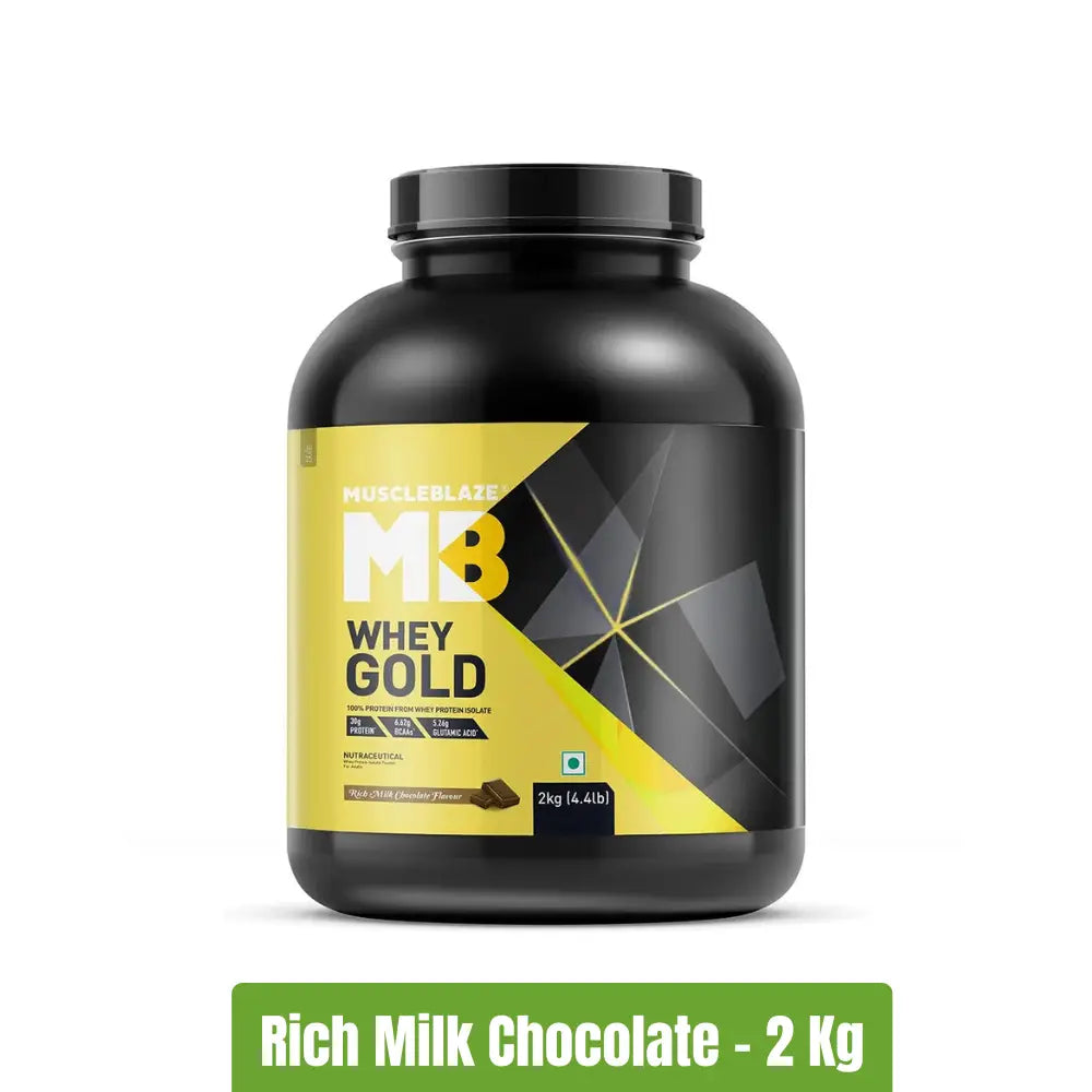 MuscleBlaze Whey Gold 100% Whey Protein Isolate