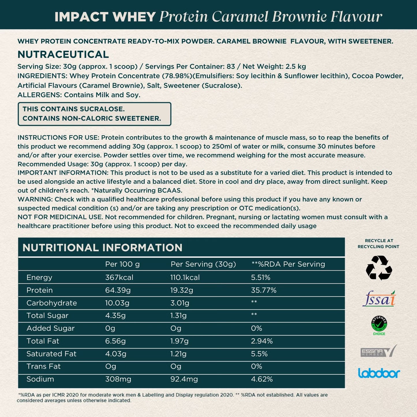 Impact Whey Protein